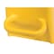 Vestil POLYETHYLENE WHEEL CHOCK 7 LBS YELLOW PEWC-7-YL - alternate 4